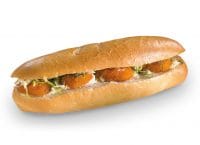 Bageta s kuřecí nugetou