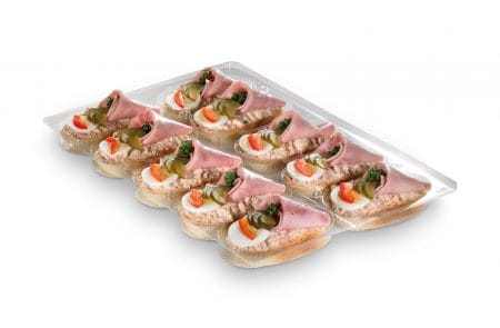 Chlebíček se šunkou 10 ks