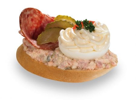 Chlebíček s vajíčkem