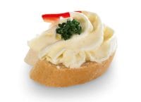 Chuťovka s česnekovou pomazánkou