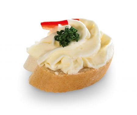 Chuťovka s česnekovou pomazánkou