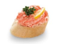 Chuťovka s lososovou pomazánkou